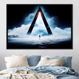 Ascending Through Celestial Mists - NicheCanvas