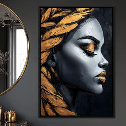 Golden Reflections Elegance - NicheCanvas