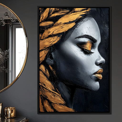 Golden Reflections Elegance Canvas Print