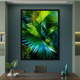 Lush Tropical Palm Oasis Flow - NicheCanvas