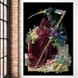 Death Rests With Fallen Petals - NicheCanvas
