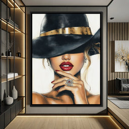 Midnight Allure Elegance - NicheCanvas