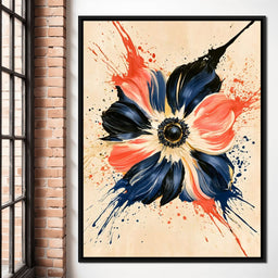 Collision Of Petals And Gravity - NicheCanvas