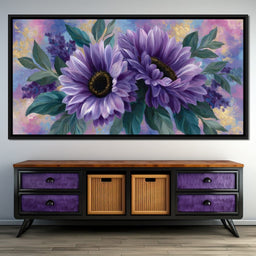 Lavender Blooms Radiance - NicheCanvas