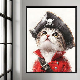 Feline Pirate Adventure - NicheCanvas
