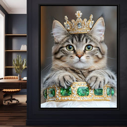 Regal Feline - NicheCanvas