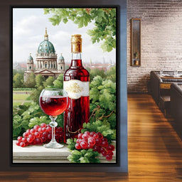 Vineyard Elegance by the Dome - NicheCanvas