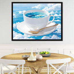 Cup of Clouds Sky Dream - NicheCanvas