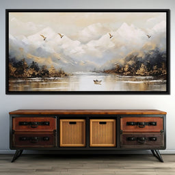 Tranquil Alpine Morning Voyage - NicheCanvas