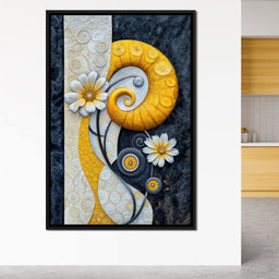 Golden Swirl - TooplesArt - NicheCanvas