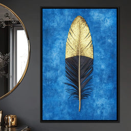 Golden Plume Harmony - NicheCanvas