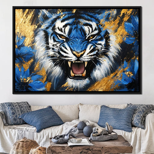 Fury of the Midnight Tiger - Alicia Smith Canvas Print