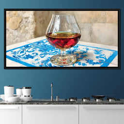 Golden Reflection on Porcelain - NicheCanvas