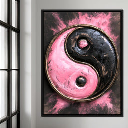 Vibrant Duality Colliding With Dark Intent - NicheCanvas