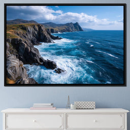 Wild Atlantic Cliff Horizon - NicheCanvas