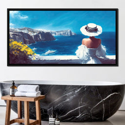 Seaside Reverie with Elegance - NicheCanvas