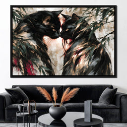Quiet Moments Shared Between Shadows - NicheCanvas