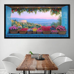 Tuscan Garden Splendor Vista - NicheCanvas