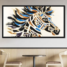 Majestic Equine Mosaic Dance - Alicia Smith - NicheCanvas