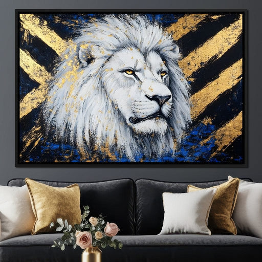 Majestic Lion Monarch Roar - Alicia Smith Canvas Print
