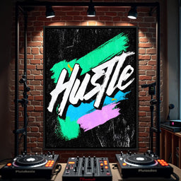 Neon Street Hustle Energy - NicheCanvas
