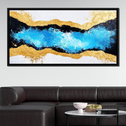 Golden Horizon Drift - NicheCanvas