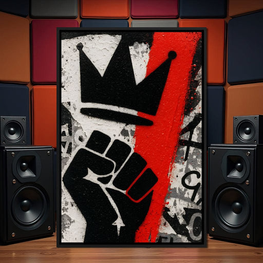 Crown of Unity Power Surge Canvas Print