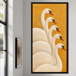 The Swan Assembly - TooplesArt - NicheCanvas