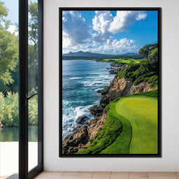 Coastal Greens Harmony - NicheCanvas