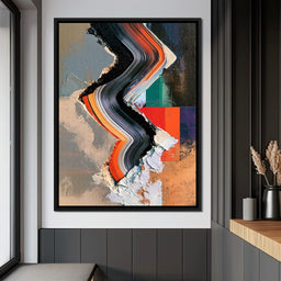 Fractured Velocity Through The Static - NicheCanvas