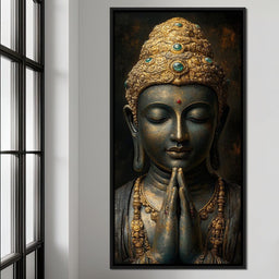 Golden Buddha Tranquility - NicheCanvas