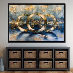 Golden Synchrony Symphony - NicheCanvas