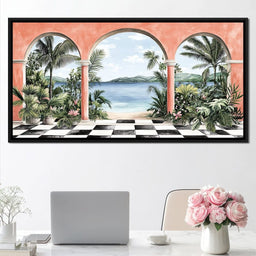 Tropical Archway - NicheCanvas