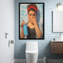 Bathroom Spray Panic - NicheCanvas