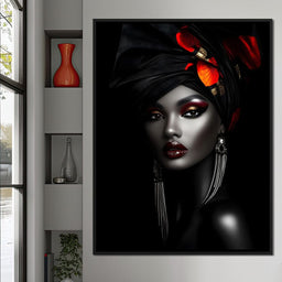 Midnight Elegance Portrait - NicheCanvas