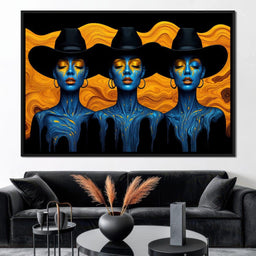Electric Trinity - TooplesArt - NicheCanvas
