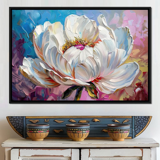 Alabaster Blossoming Petals Canvas Print