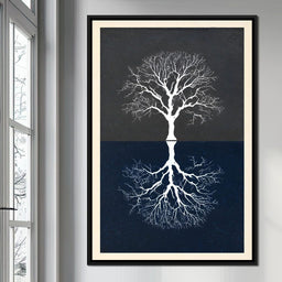 Mirror Roots Celestial Tree - NicheCanvas