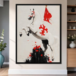 Gallant Steed Ascending - NicheCanvas