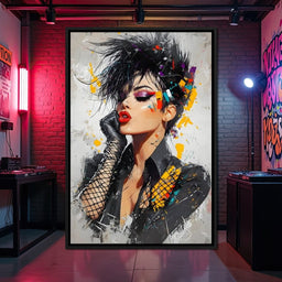 Rebel Glamour Explosion - NicheCanvas