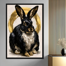 Gilded Hare of the Silent Circle - NicheCanvas