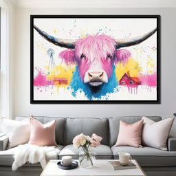 Highland Harmony Burst - NicheCanvas