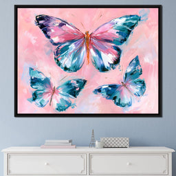 Three Winged Dancers Taking Flight - NicheCanvas