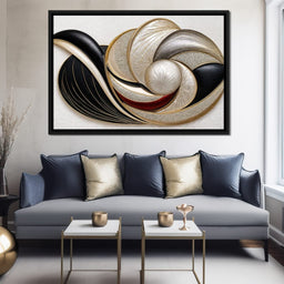 The Jewelled Snail Of Ivory Deco - TooplesArt - NicheCanvas