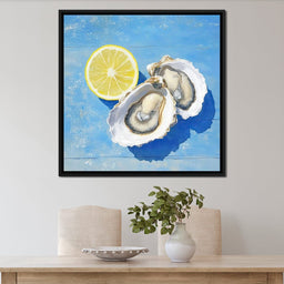 Seaside Citrus Oysters Delight - NicheCanvas