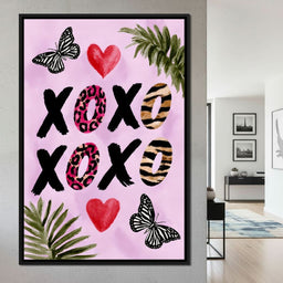 Wild Safari Love XOXO Paradise - NicheCanvas