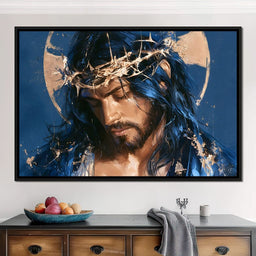 Sacred Grace Under The Golden Crown - NicheCanvas
