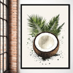 Tropical Coconut - NicheCanvas