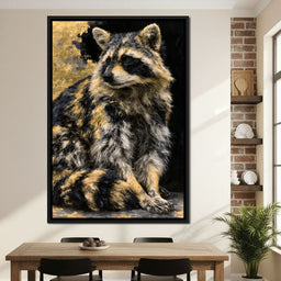 Midnight Bandit of Gilded Shadows - NicheCanvas