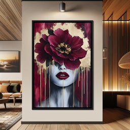 Golden Petals Silent Beauty - NicheCanvas